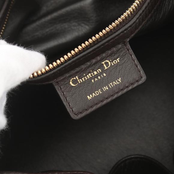 Dior Handbag Leather Brown - Picture 4 of 6